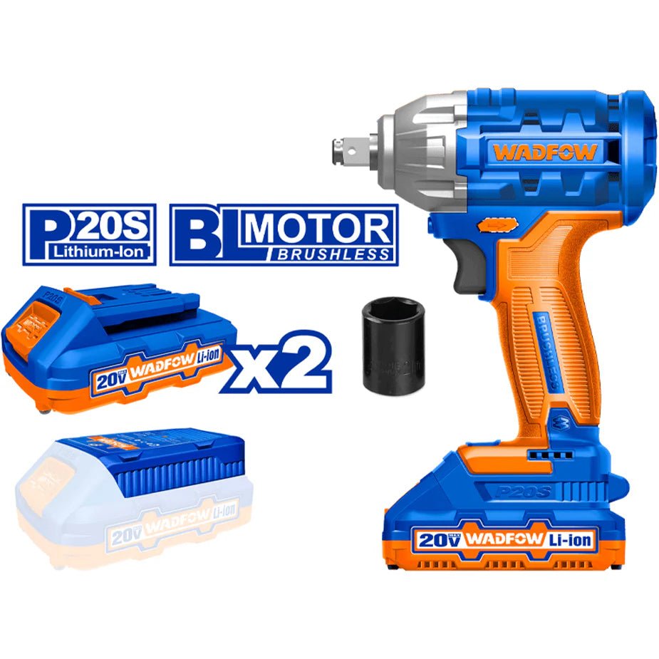 P20 Series Cordless Brushless Motor Impact Wrench WCT