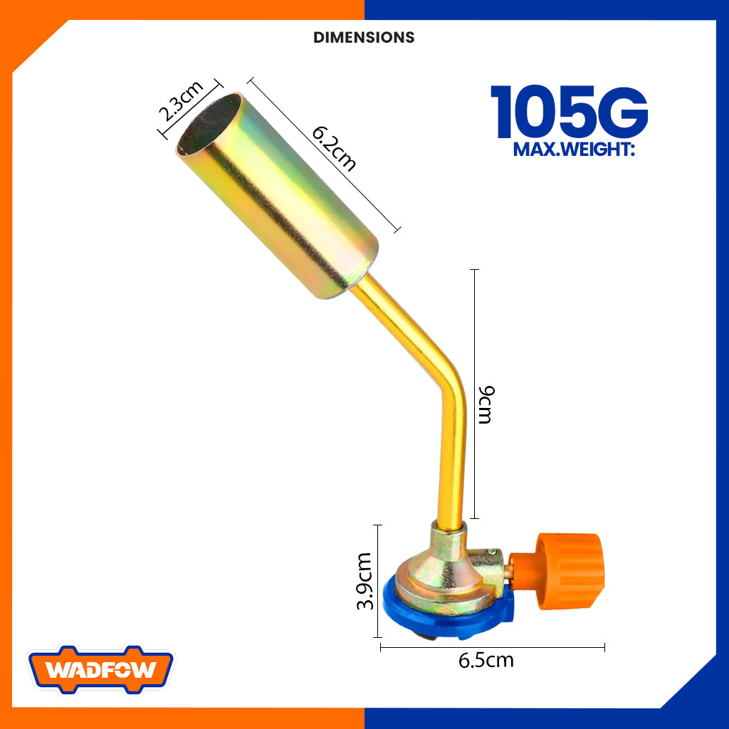 Multi-Purpose Flame Gun, Camping, Welding, Butane Gas Torch 195x70x40mm