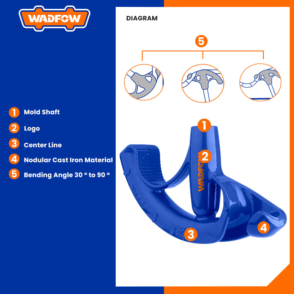 Tubing Bender Bendable Pipe/Piping Diameter: ?1"(25mm) WTB0101