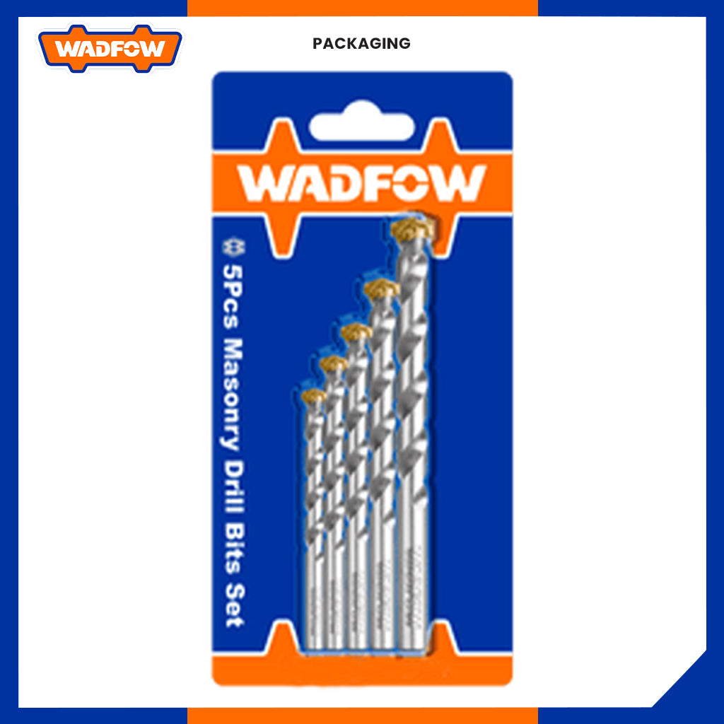 Masonry Drill Bits For Concrete Set 5 Pcs