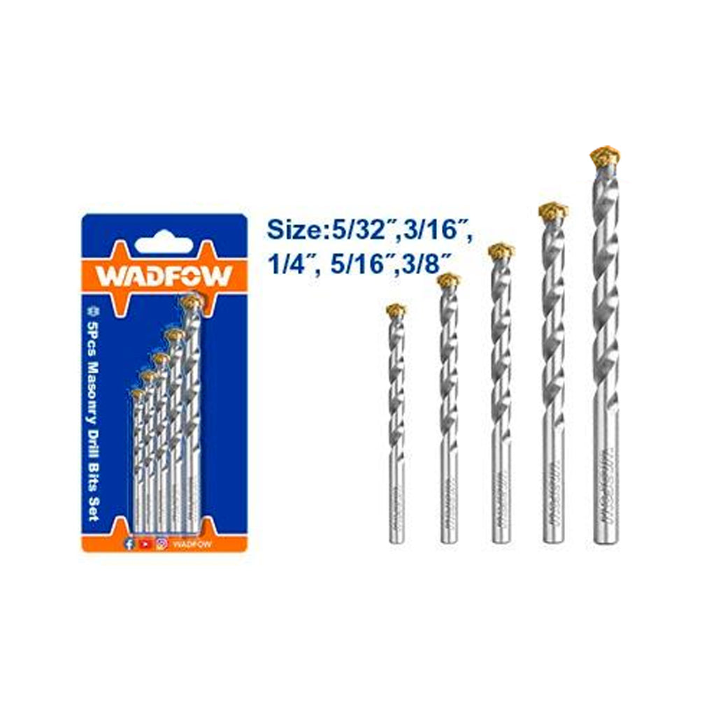 Masonry Drill Bits For Concrete Set 5 Pcs