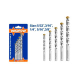 Masonry Drill Bits For Concrete Set 5 Pcs