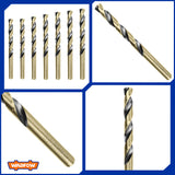 7Pcs Hss/Metal Twist Drill Bits Set