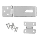 Stainless steel Padlock Hasps and Staple with (7)pieces of fasteners screw