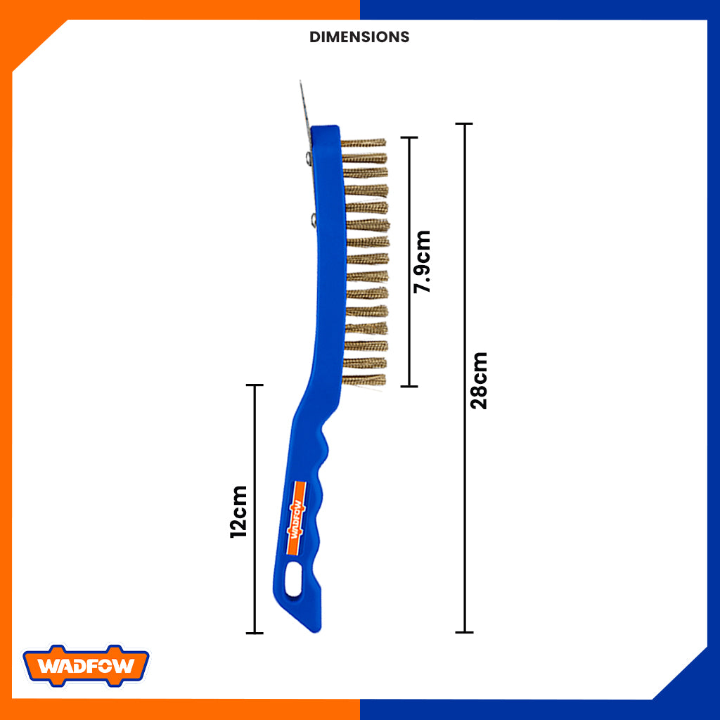 11 Inch Steel Wire Brush with Shovel Knife WBH3611