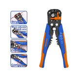 WBQ4601 3 in 1 Automatic Wire Stripper Pliers Stripping, Cutting Crimping 10AWG~24AWG/0.2~6mm