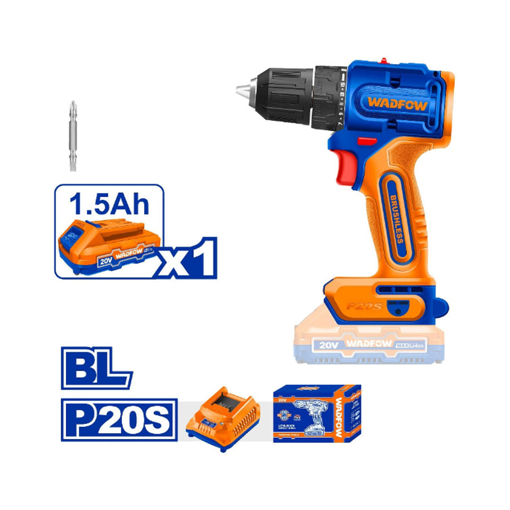 WCDP5521 P20S/20V Lithium-Ion Brushless Cordless Drill