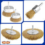 5Pcs Cup Brush Twisted Wire For Grinder Set