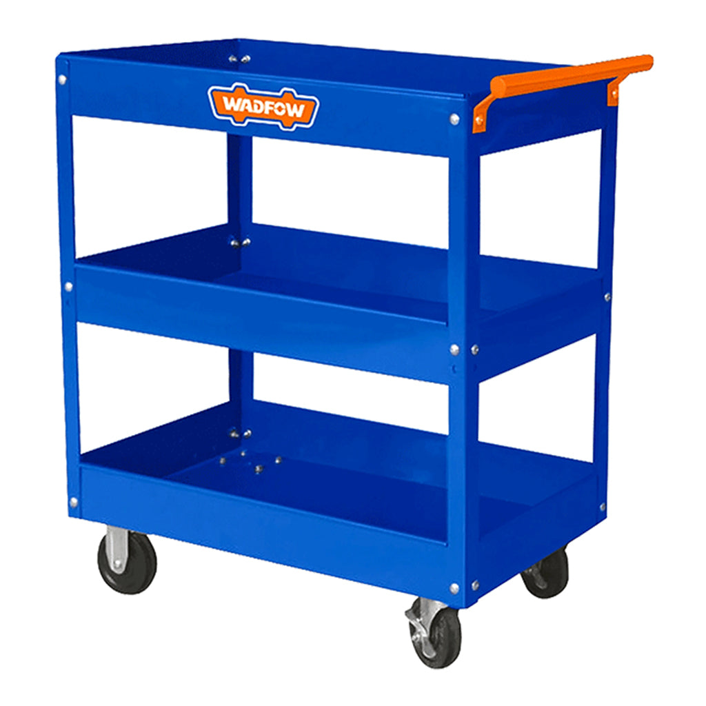 3-Layer Compartment Trays Roller Tool Cart 719 x 365 x 663mm WCS1A13