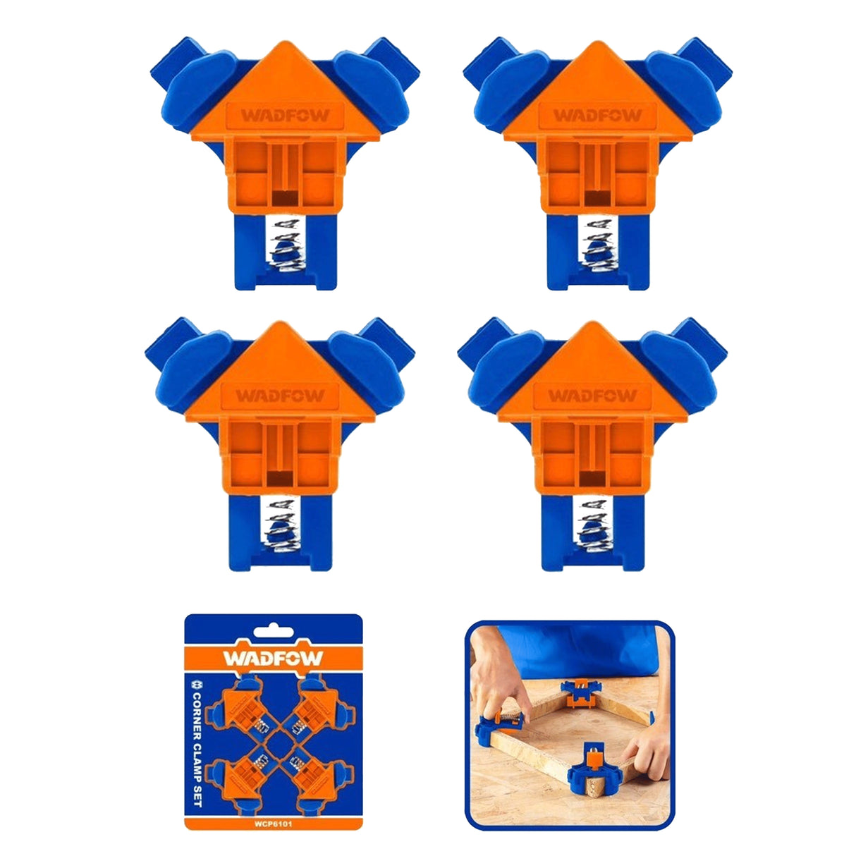 90° 4 Pcs / Set Corner Clamp