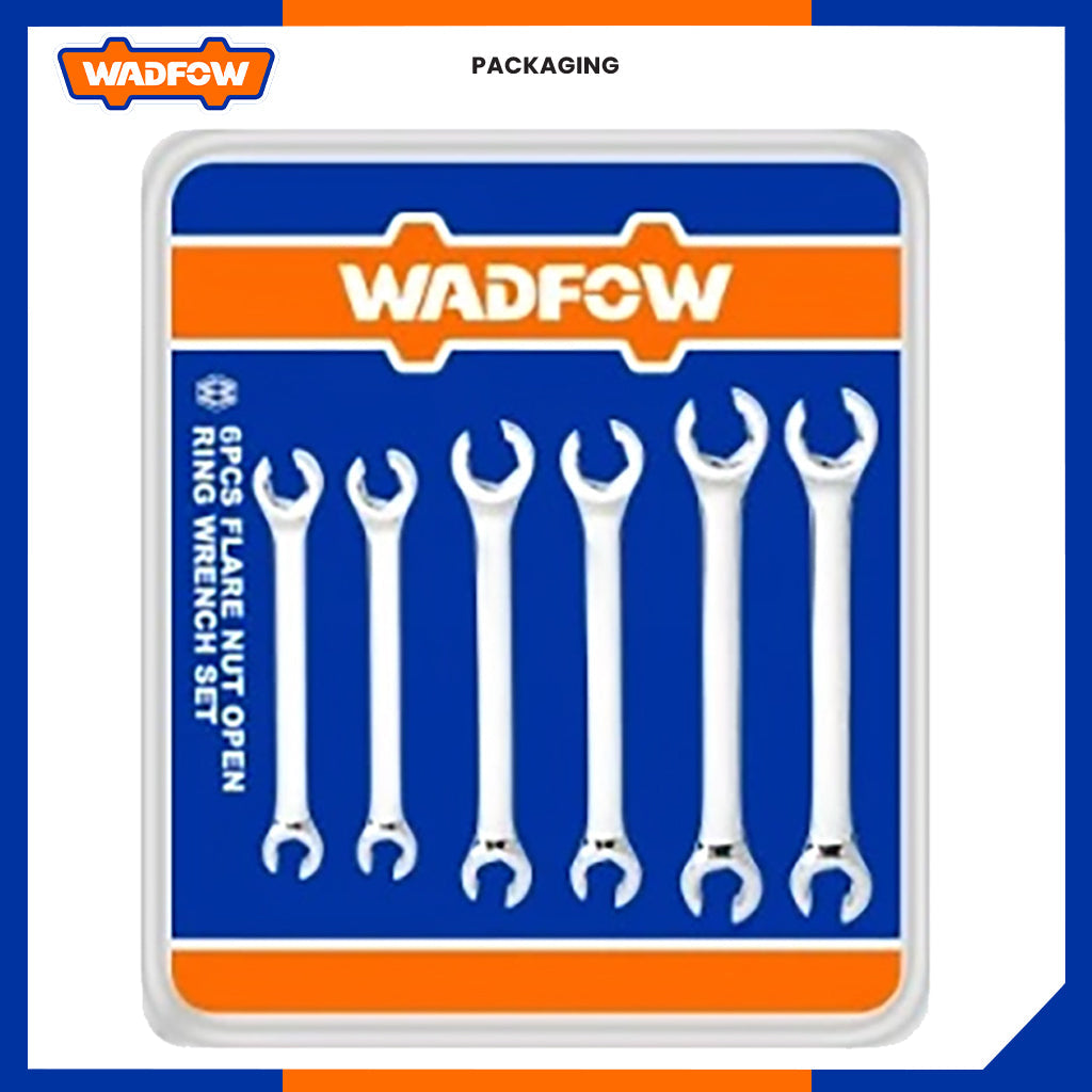 6pcs Flare Nut Open Ring Wrench Set WDS2406