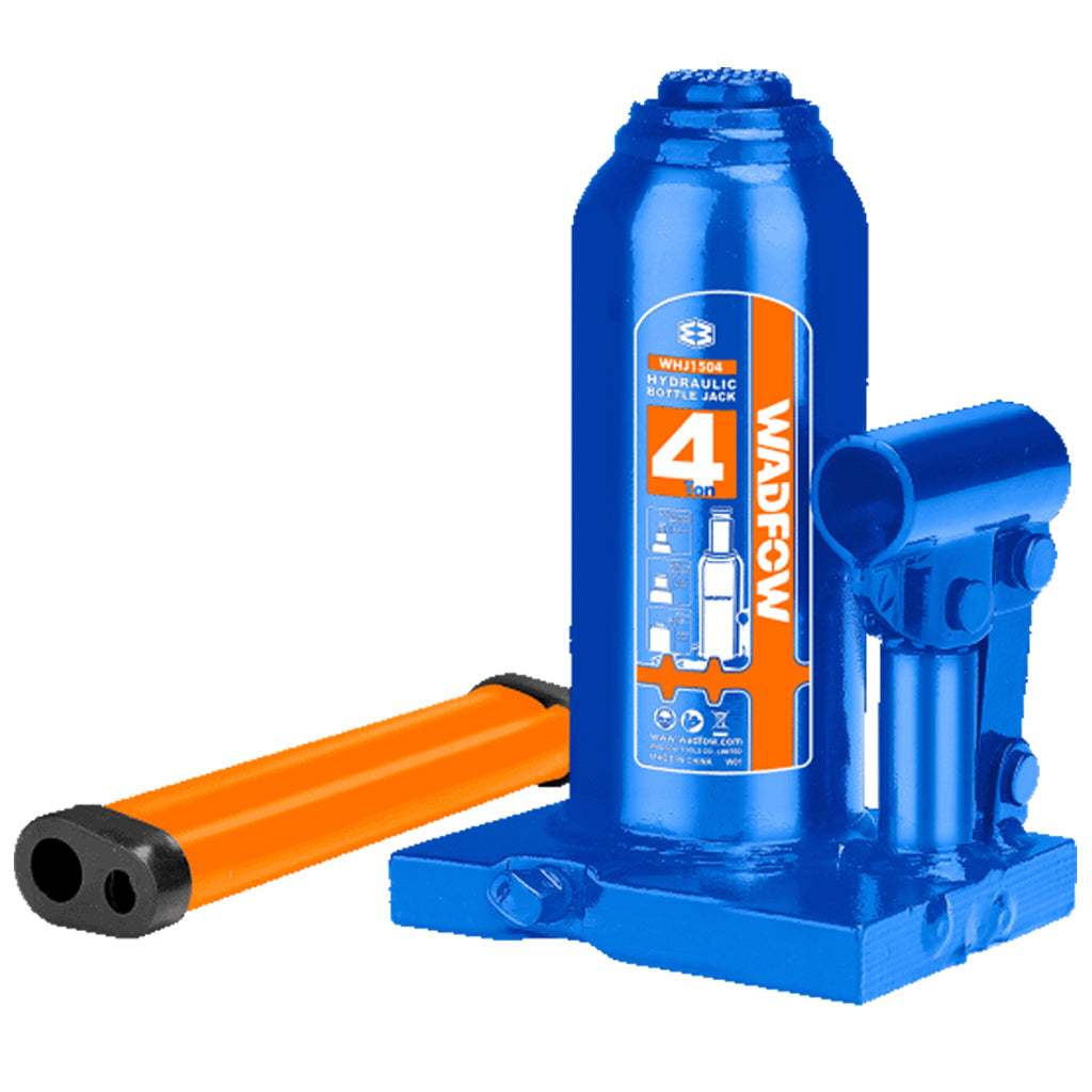 Hydraulic Welded Bottle Jack with Safety Valve 4 Tons