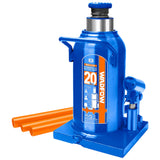 Hydraulic Welded Bottle Jack 20 Ton With Safety Valve For Cars WHT