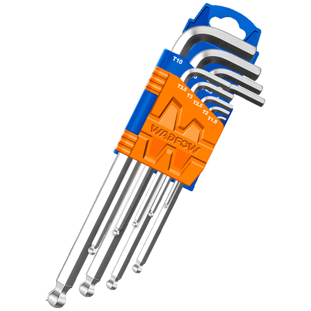 Long Arm Allen Hex Ball Point Hex Key Set with WHK2291