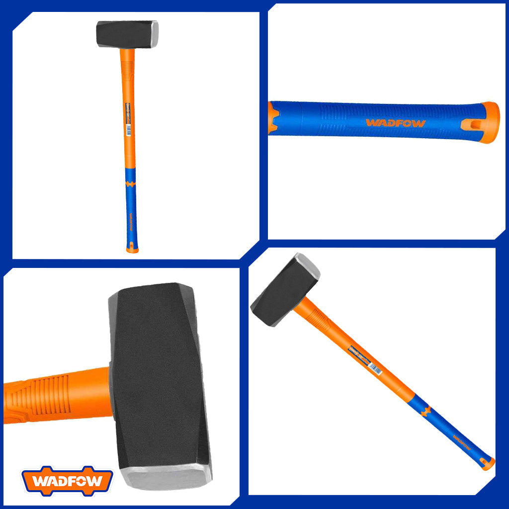 Long Handle Stoning Hammer with Fiberglass Handle