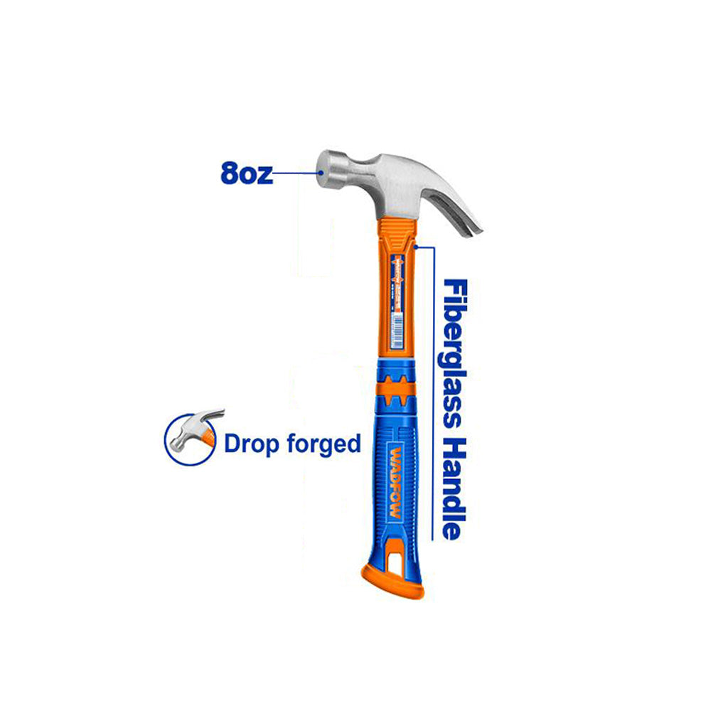 Claw Hammer with Fiberglass Handle