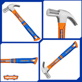 27mm British Type Claw Hammer with Fiberglass Handle WHM3327