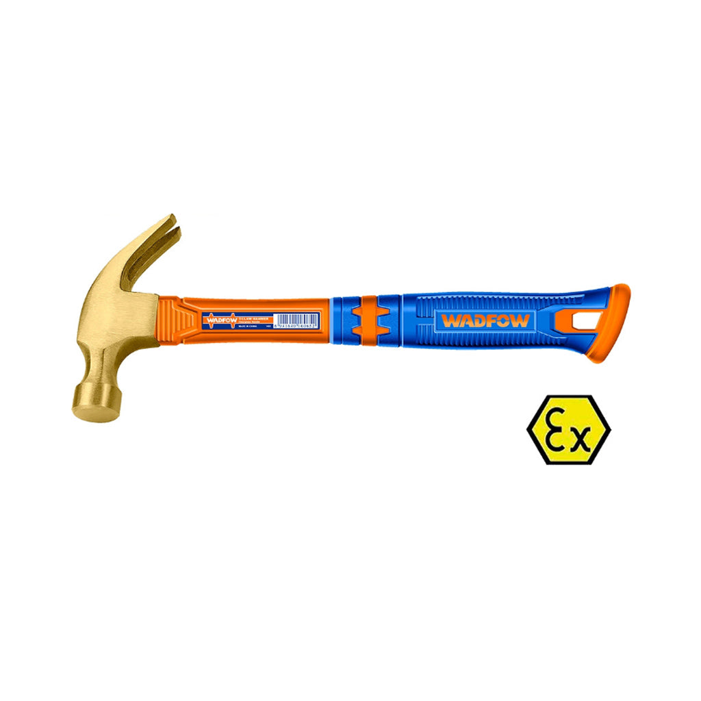 Non-Sparking Claw Hammer w/ Fiberglass Handle 8oz/220g-16oz/450g WAD-HT