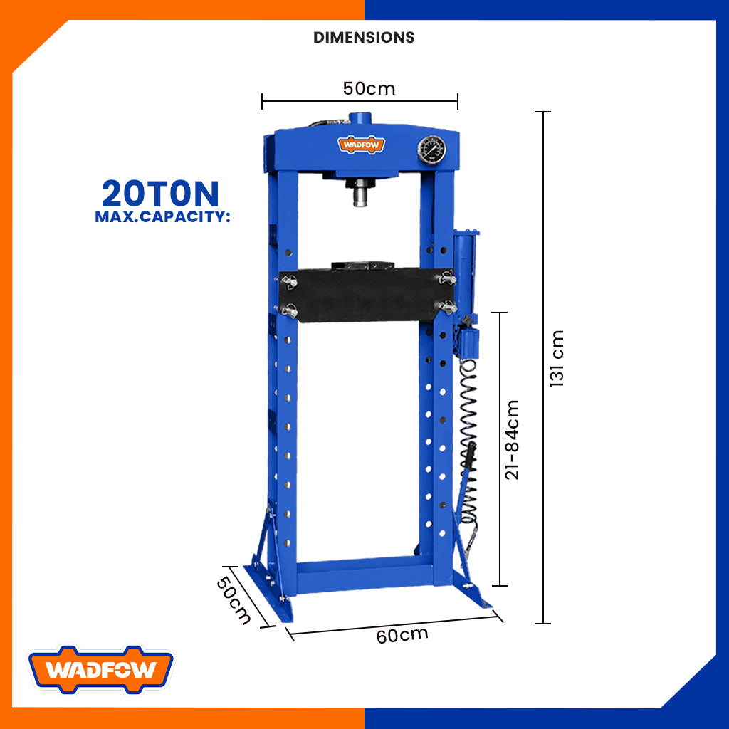 Hydraulic Shop Press / Press Manual Hydraulic 20Tons