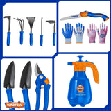 Hand Garden Plastic Tool Set With 16 Inch 13pcs.