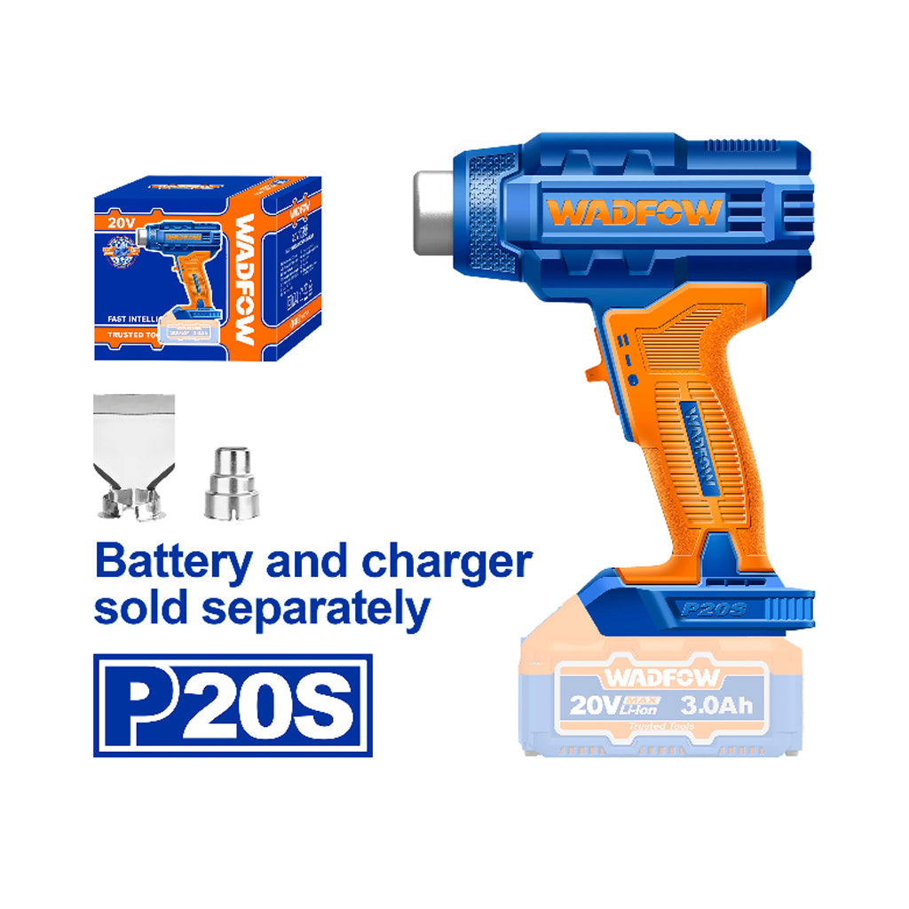 WKH1501 P20S 20V Lithium-Ion Cordless Heat Gun 300/550°C (BARE UNIT)