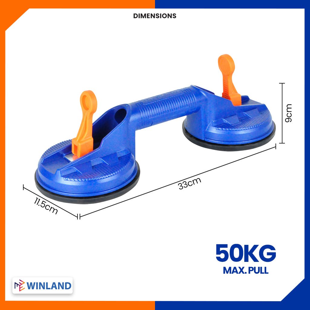 Glass Sucker Suction with Maximum Pull of 50Kg WKR1G50