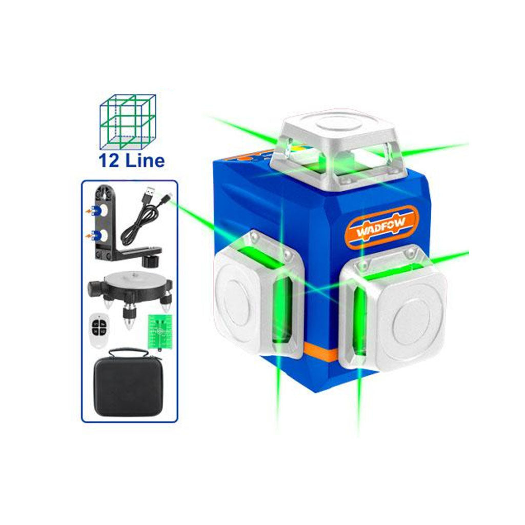 3D All-Lines Green Laser Beams WLE1M12