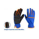 Microfiber Material Mechanic Safety Gloves XL