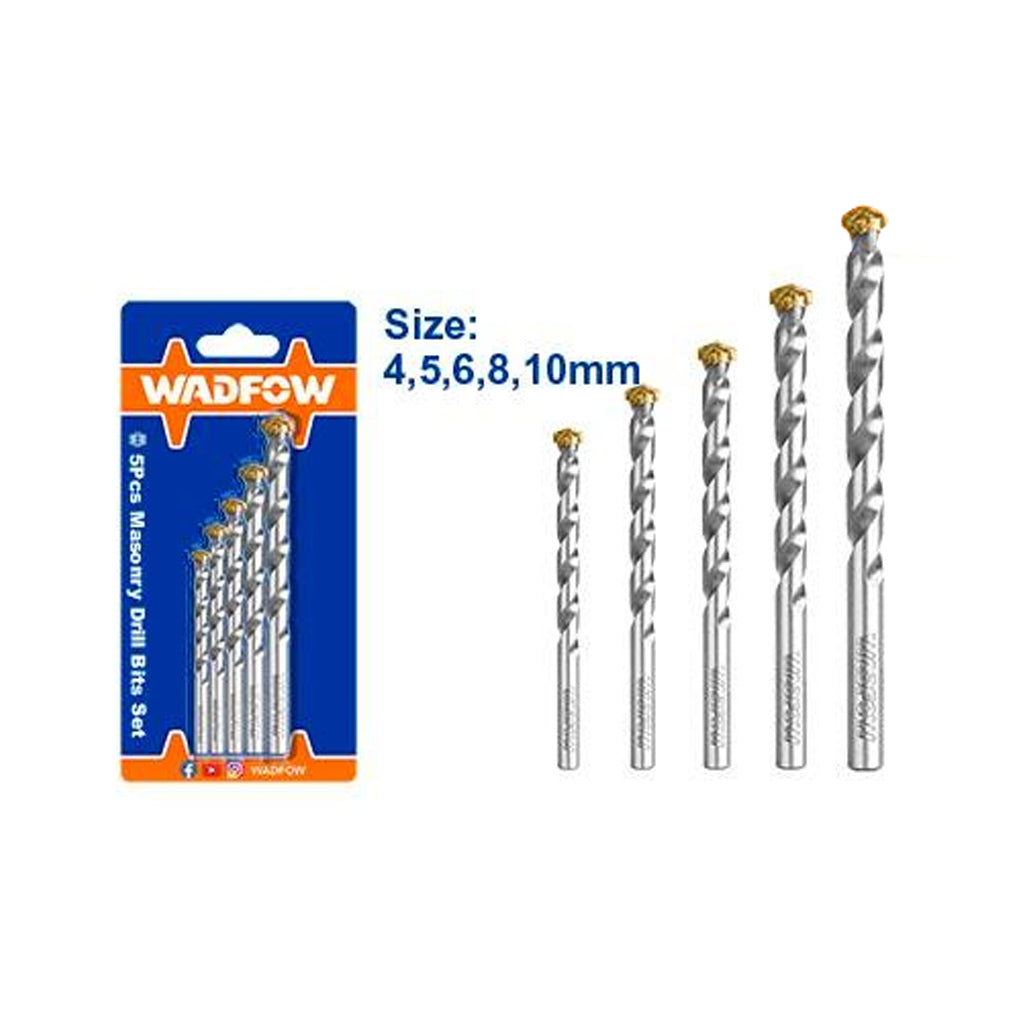 Industrial Masonry Drill Bit For Rotary Hammer 5 Pcs / Set WMJ2K01