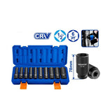 Drive Deep Impact Socket Set 10Pcs Cr-V 1/2 Inches WMS2D02