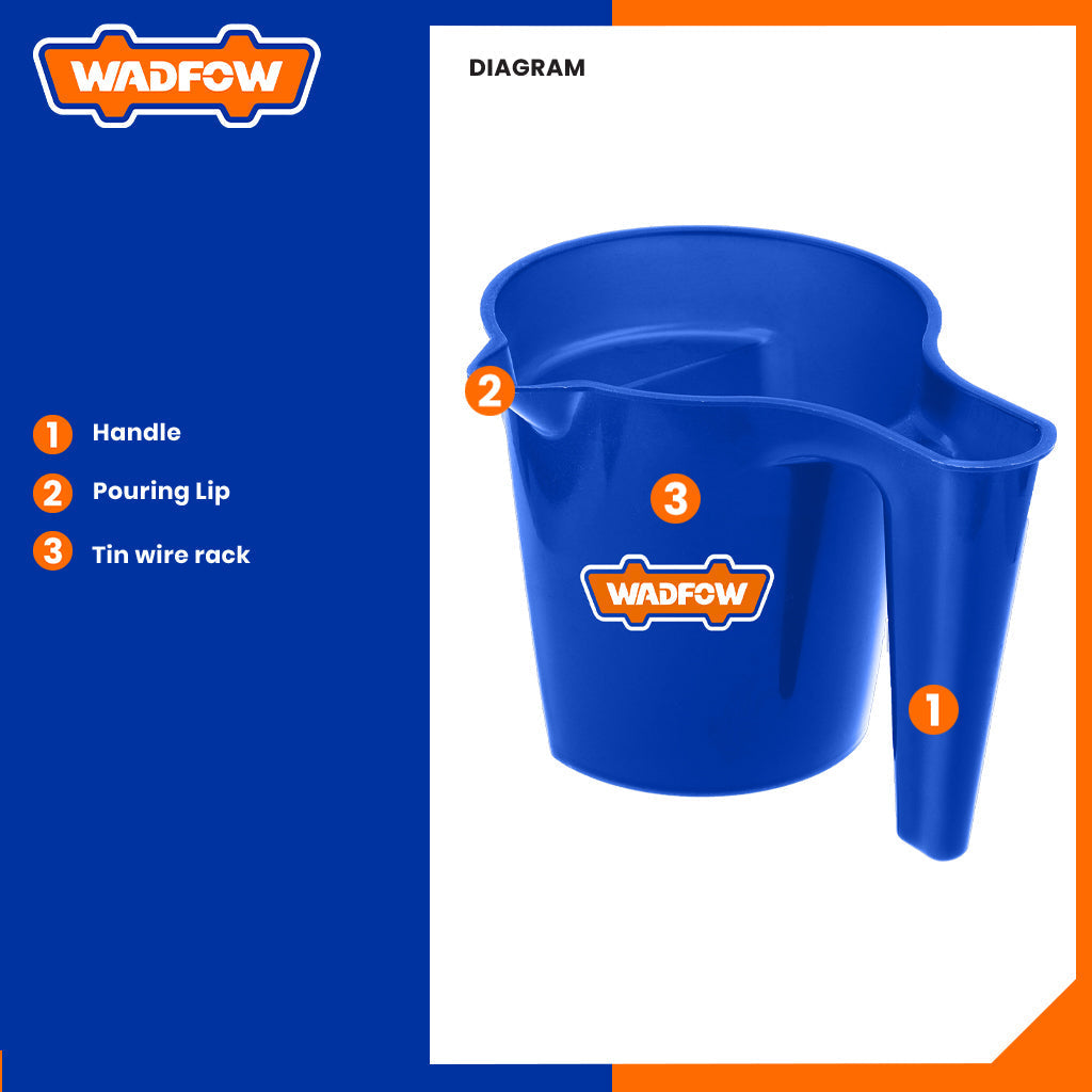 Polypropylene Material Paint Cup 600ml WNP1302