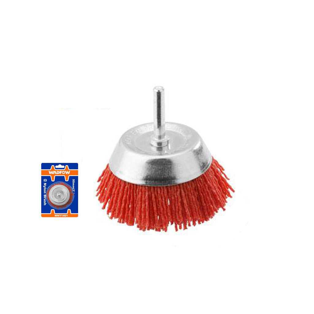 Nylon Cup Brush With Nut 50mm(2") & 75mm(3") WNY1401/WNY1402