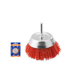 Nylon Cup Brush With Nut 50mm(2") & 75mm(3") WNY1401/WNY1402