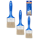 Set of 3pcs Paint Brush With Plastic Handle For Wall Paint & Coating WPB1931