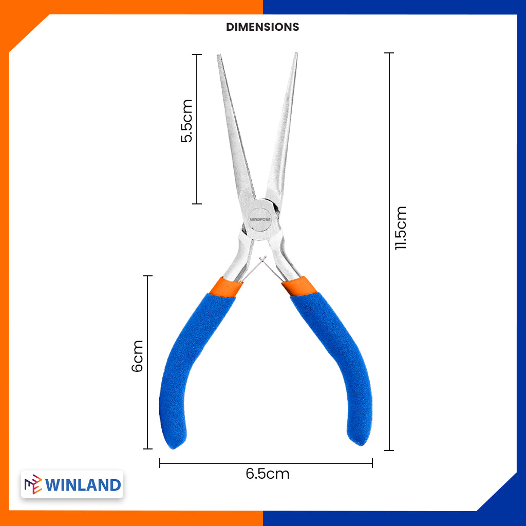 Mini Needle Long Nose Pliers 4.5"/115mm