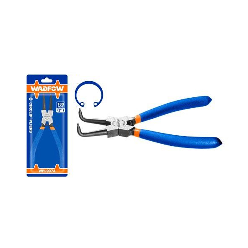 Bent Head Internal Circlip Pliers 7 Inches