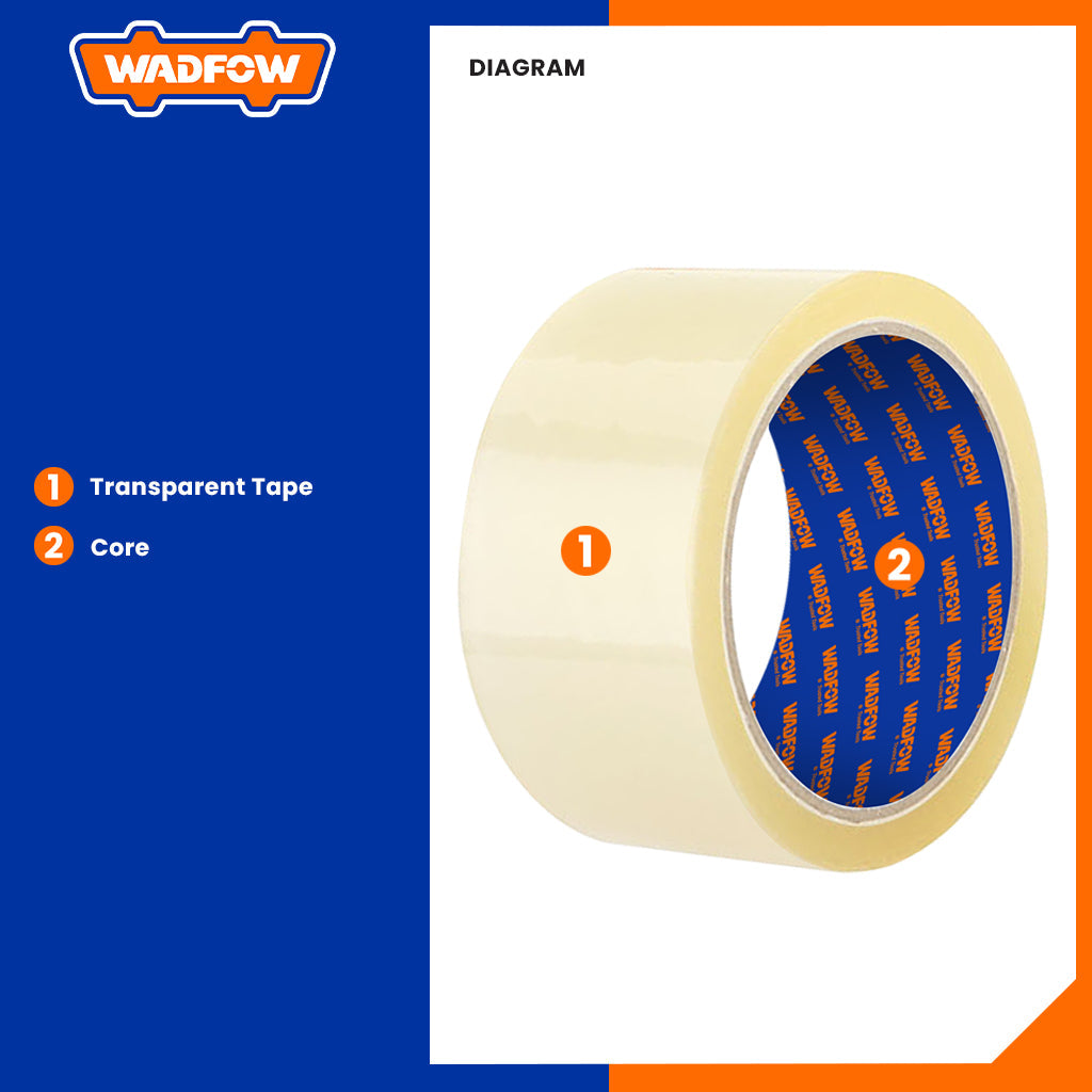 Transparent Packing Tape Thickness: 0.045mm(100m x 48mm) WPN1H10