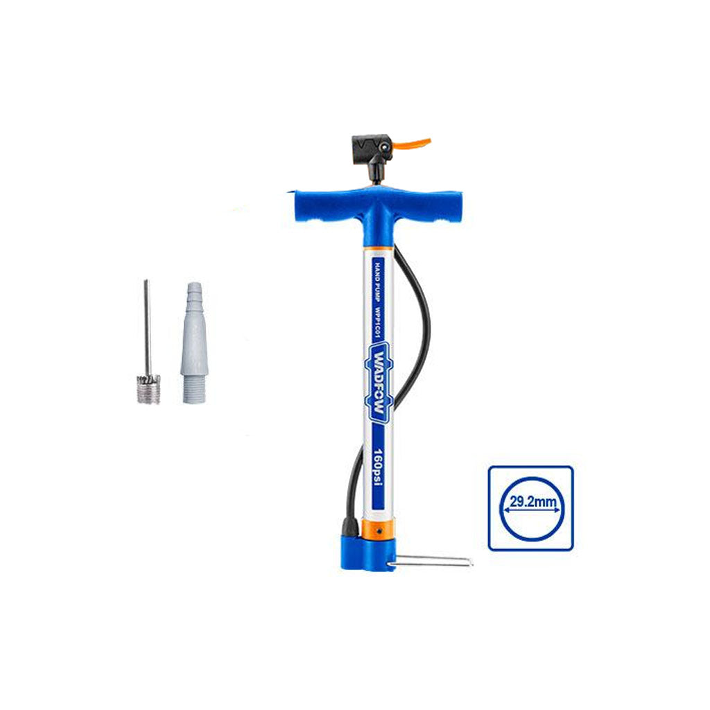 Bicycle Air Hand Pump w/ High Power & High Pressure Durable Hose