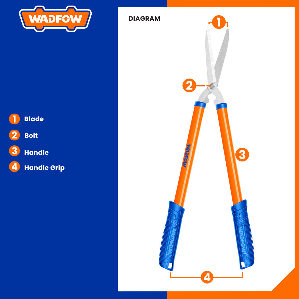 21 Inch/700mm Hedge Shear/Pruning Shear Gardening Tool