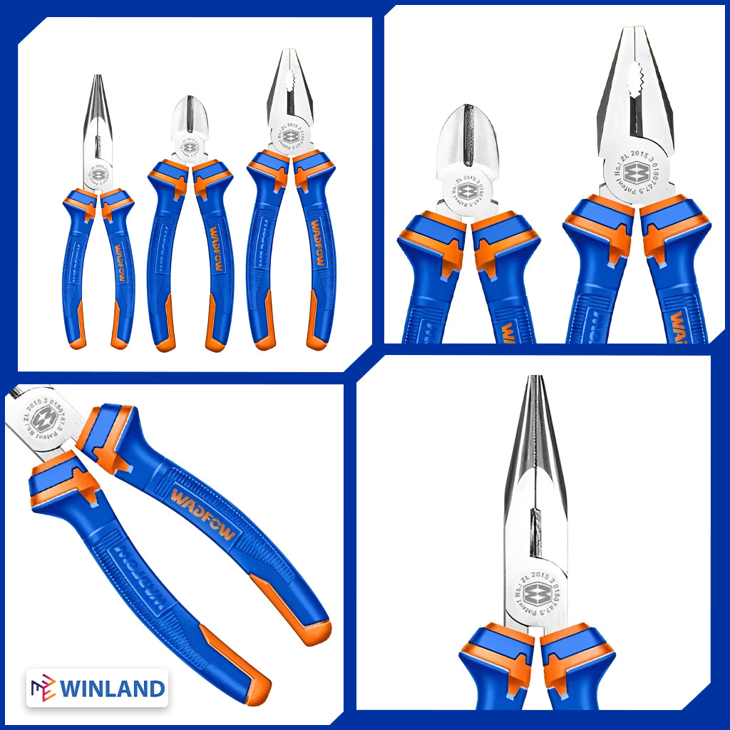 Long Nose Combination Plier Set 3 Pcs Set WPS0603