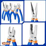 Set of 5 pieces Pliers Set Polish and Anti-Rust Oil WPS0605