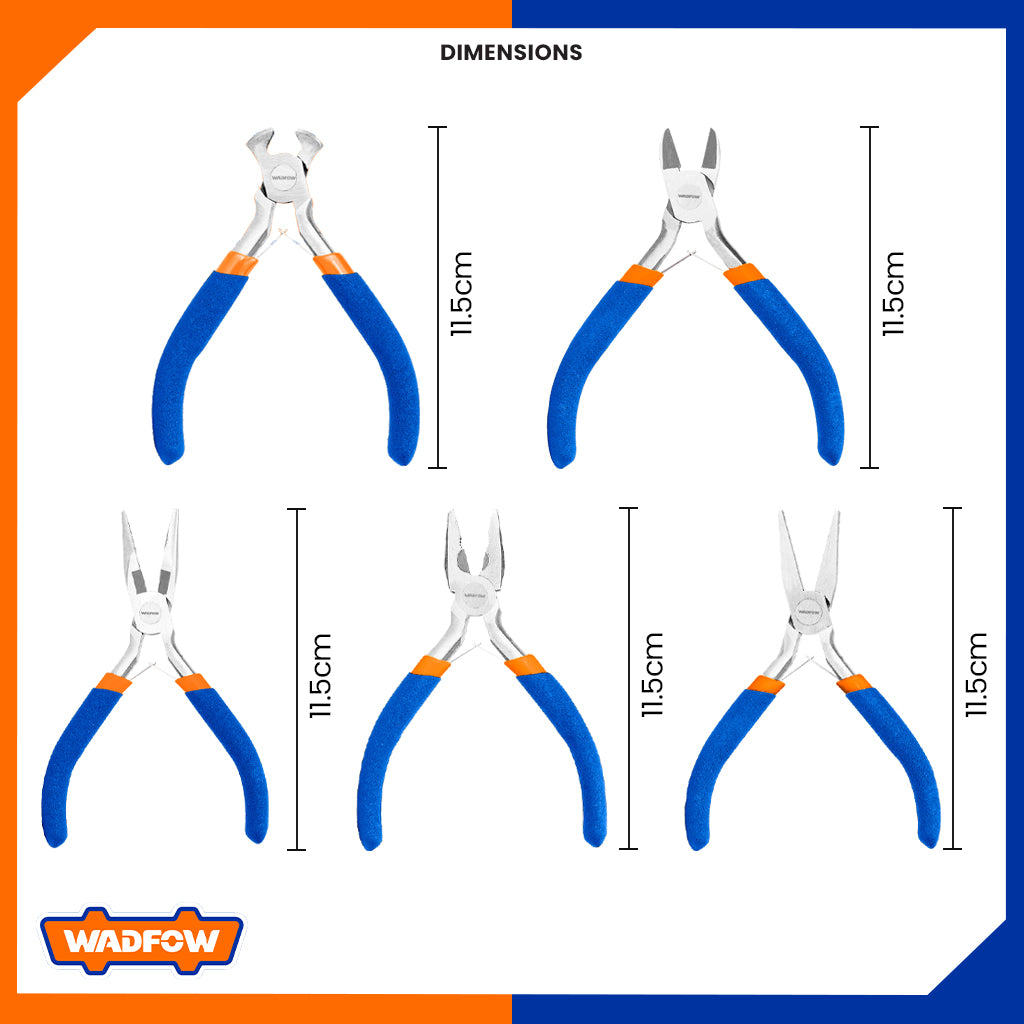 Mini Combination Plier Set 5 Pieces WPS1615