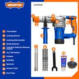 Rotary Hammer / Chipping Gun with SDS Plus Chuck System 1050 Watts