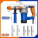 Rotary Hammer / Chipping Gun with SDS Plus Chuck System 1050 Watts