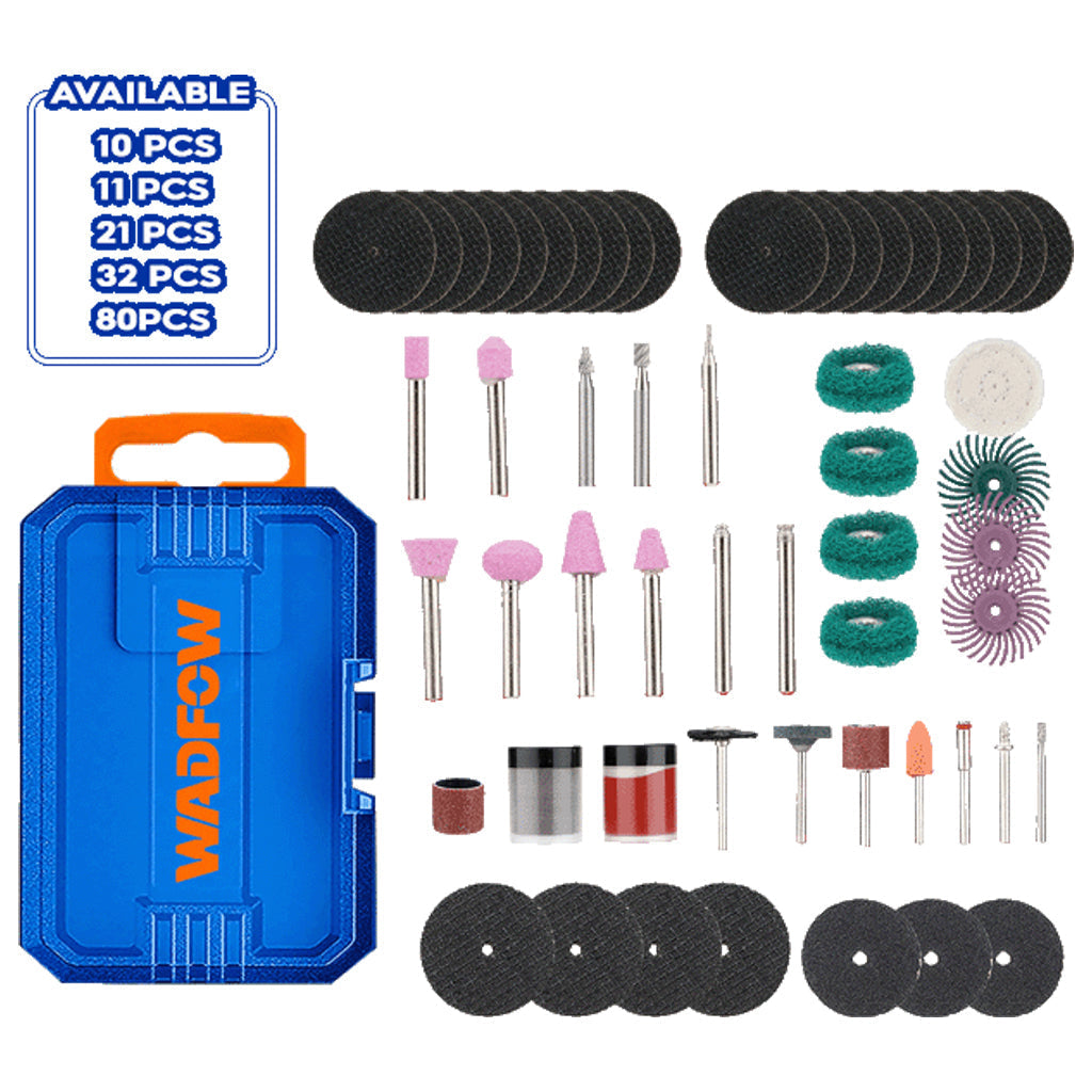 10pcs-80pcs Mini Grinding Drill Accessories Set Sold Per Case