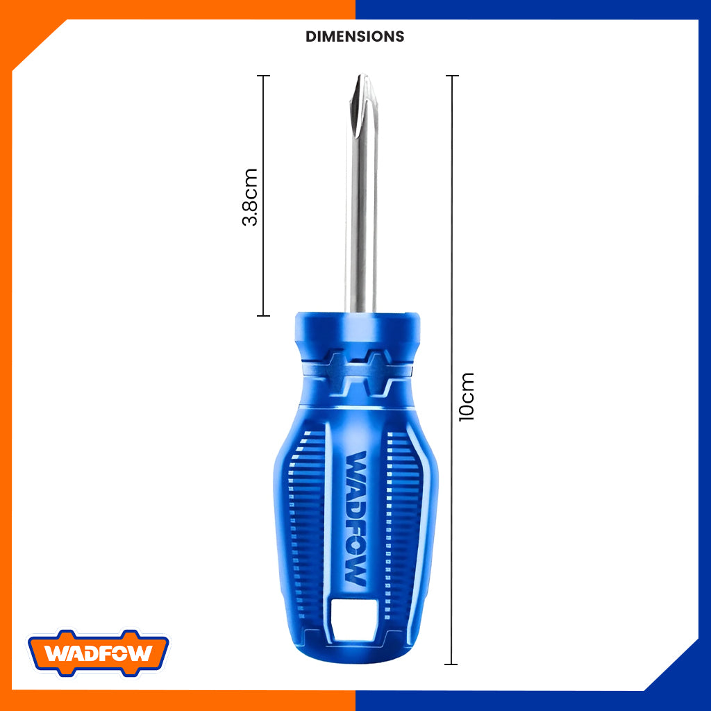 Mini Phillips Screwdriver Round Shank