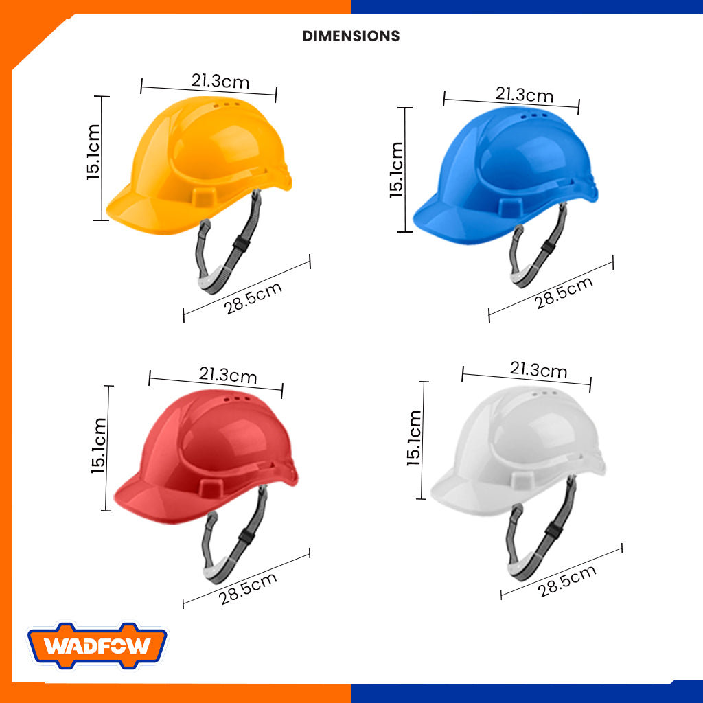 100% HDPE Safety Helmet with Hard Plastic Material (SOLD PER PIECE)