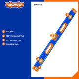 100cm Spirit Level Bar With V-Shape Slot For Measuring Objects