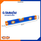 40cm Spirit Level Bar With V-Shape Slot For Measuring Objects