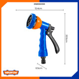 Garden Spray / Shower Water Hose Sprayer Nozzle 7 Different Patterns